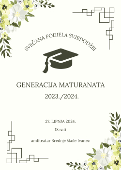 Svečana podjela svjedodžbi
