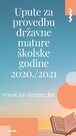 Upute Hrvatskog zavoda za javno zdravstvo za provedbu ispita državne mature