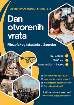 Filozofski fakultet - Dan otvorenih vrata, 22.3.2025.