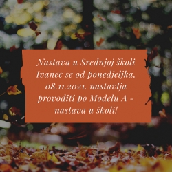 Nastava u školi od 8.11.2021.