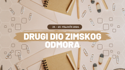 Drugi dio zimskog odmora