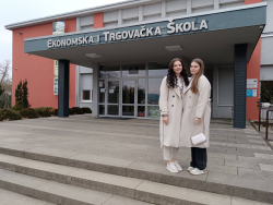 Lana i Karla sudjelovale na Izlučnom natjecanju u disciplini Poduzetništvo