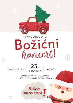 Božićni koncert 23. prosinca