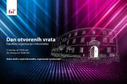 Dani otvorenih vrata Fakulteta organizacije i informatike