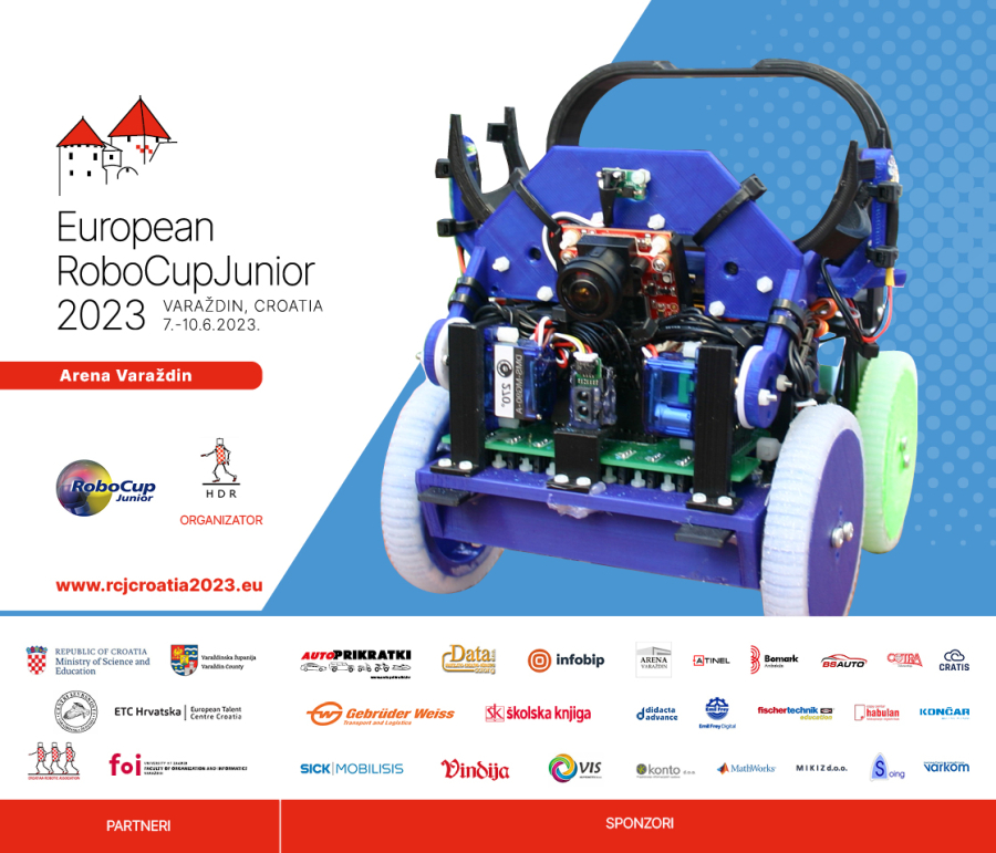 Dođite pogledati Europsko juniorsko natjecanje u robotici!
