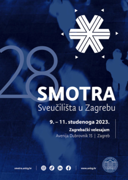 Smotra Sveučilišta u Zagrebu od 9. do 11. studenoga 2023. na Zagrebačkom velesajmu