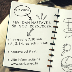 Prvi dan nastave u školskoj godini 2025./2026.