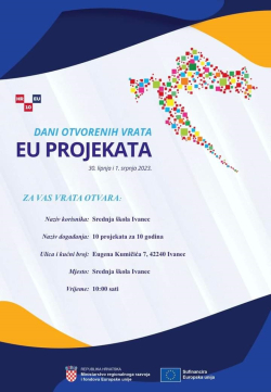 Dan otvorenih vrata EU projekata - obilježavanje 10 godina članstva Hrvatske u Europskoj uniji!