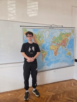 Matija Videc pozvan na državno Natjecanje iz geografije