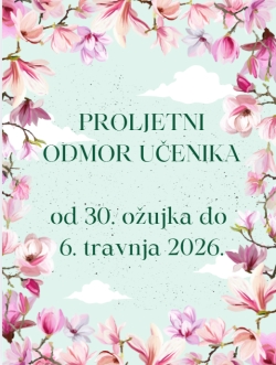 Proljetni odmor učenika